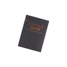 Multipurpose Softcover Sketchbook 200 Sheets-5 black covers