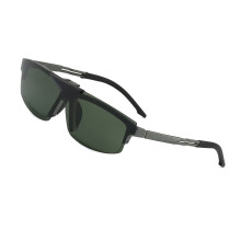 Unisex Flip Up Sunglasses for Sports-black frame green fi