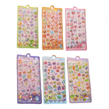 6PCS Cartoon Bubble Stickers For Multiple Surfaces Kids Room