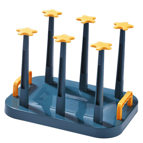 Quick Drainage Cup Rack Large Capacity Upside Down Teas Cup-1