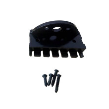 Guitar Bridge 6 String Alloy Texture Suitable for-Black
