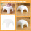 White Plastic Step Stool for Bathroom, 29.5 x 29.5 x 20 cm 5