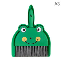 Set scopa e paletta in stile cartone animato - Plastica, 23x18 cm