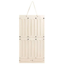 Wandmontierte Aufbewahrungstasche für Haaraccessoires, Filz, 35 x 50 cm