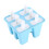 Wiederverwendbare Silikon-Eisform, 6 Mulden, BPA-frei 1
