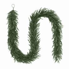 Artificial Christmas Garland, Natural Feel Greenery Garland for Table, Fireplace, Wall, and Home Decoration – 9 Feet