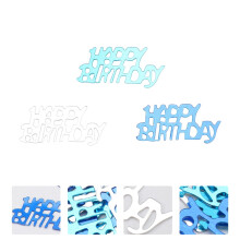 2Pack Blue Throwing Confetti Birthday Party Ornament Plastic Material