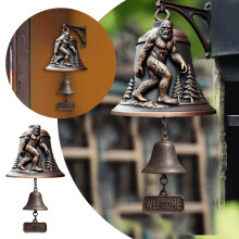 Sasquatch ijzeren hangende deurbel