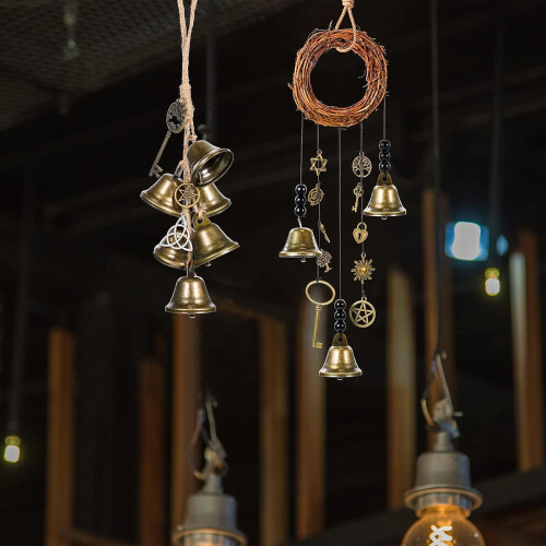 Décorations de porte Cloches de sorcière, style classique, lot de 2