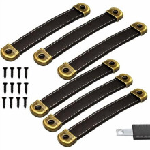 Mânere sertar din aliaj de zinc negru, distanță centrală de 128 mm, pachet de 6