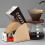 V-format kaffefilterpapper, trämassa, 50-pack 1