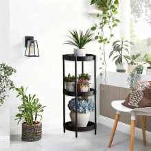 Mesa auxiliar de hierro para sofá, moderna, para sala de estar o dormitorio (1 pieza)
