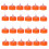 Velas de LED laranja sem chama, pacote com 24 unidades. 2