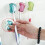 Βάση οδοντόβουρτσας 3 τεμαχίων με αναρρόφηση για τον τοίχο του μπάνιου 2