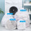 Mesh laundry bag reusable drawstring white 6