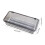 Grey Drainable Chopsticks Box With Transparent Cover And Stackable Feature For Space Saving Made From Gray Polypropylene For Durability 3