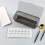 Grey Drainable Chopsticks Box With Transparent Cover And Stackable Feature For Space Saving Made From Gray Polypropylene For Durability 5