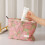 Practical Polyester Cosmetic Bag Stylish Flower Cosmetic-S 6
