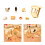 Miniature Doll House Cats Model Figure with Climbing Tree-A 3