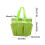 Sac de rangement de douche en filet avec poignée renforcée et imperméable1 3