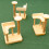 Miniature Doll House Cats Model Figure with Climbing Tree-A 6