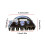 Guitar Bridge 6 String Alloy Texture Suitable for-Black 4