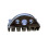 Guitar Bridge 6 String Alloy Texture Suitable for-Black 6