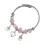 Hypoallergener Perlen-Kristallschmuck, stilvolles-Rosa 1