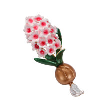 Elegante Lavendel-Blumenbrosche, Anstecknadel aus-Rosa