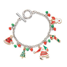 Weihnachten Weihnachtsmann Baum Elch Charm Armband-BR24Y0466 3