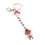 Porte-clés festif de noël, léger et robuste, accessoire-perles 1