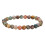 Bracelet de perles d'agate naturelle, pièce de bijoux ronde-8mm 1