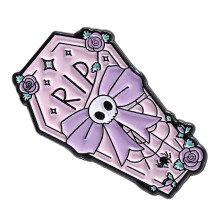 Broche en émail en forme de toile d'araignée et de-QHXZ4833