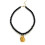 Collier pendentif pétoncles en perles réglable, Design-Noir 1