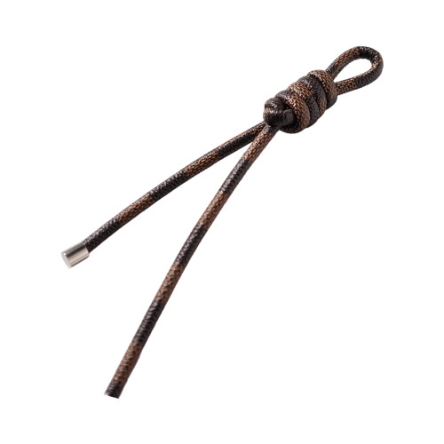 Porte-clés Triangle tressé élégant, pendentif de sac en cuir-B