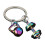 Porte-clés de poids miniature sportif, fixation sécurisée-Coloré 1