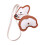 Handmade PU Leather Corgi Keychain Creative Bag Hanging-Coffee 1