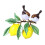 Lemon Bird Emaille Broche Accessoire Compact Ontwerp-Donkerbruin 1