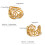 Schimmernder 18-Karat-Gold-Finish, gemusterter-3 4