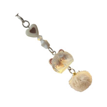 Cute 3D Cat Phone Charm Bag Ornament Resin-translucent cat