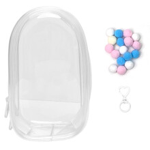 Modern Minimalist Style Doll Protector Shatterproof-White