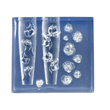 Flexible Reusable Silicone Craft Mould With Intricate-pattern 3