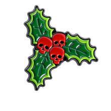 Christmas Halloween Skeleton Enamel Pin Brooch Punk-QHXZ5031