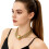 Collier ras de cou en perles d'imitation, couche de perles,-SS3 1