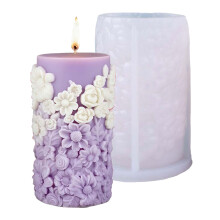 Floral Cake Candle Silicone Mould Multifunctional Kitchen-61