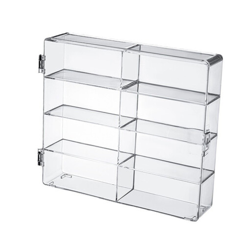 Acryl-Spielzeugvitrine mit 8 Fächern
