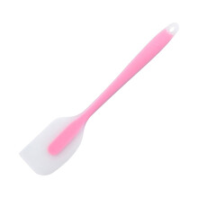 Spatula císte silicone bándearg atá frithsheasmhach in aghaidh teasa, solúbtha, 1 phíosa