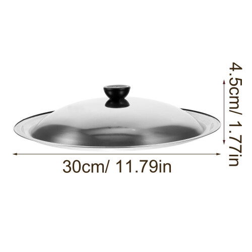 Universal-Topfdeckel aus Edelstahl, 30 cm 1