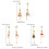 Festival Asymmetric Drop Earrings Santa Snowflake-SS2 3