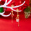 Festival Asymmetric Drop Earrings Santa Snowflake-SS2 7